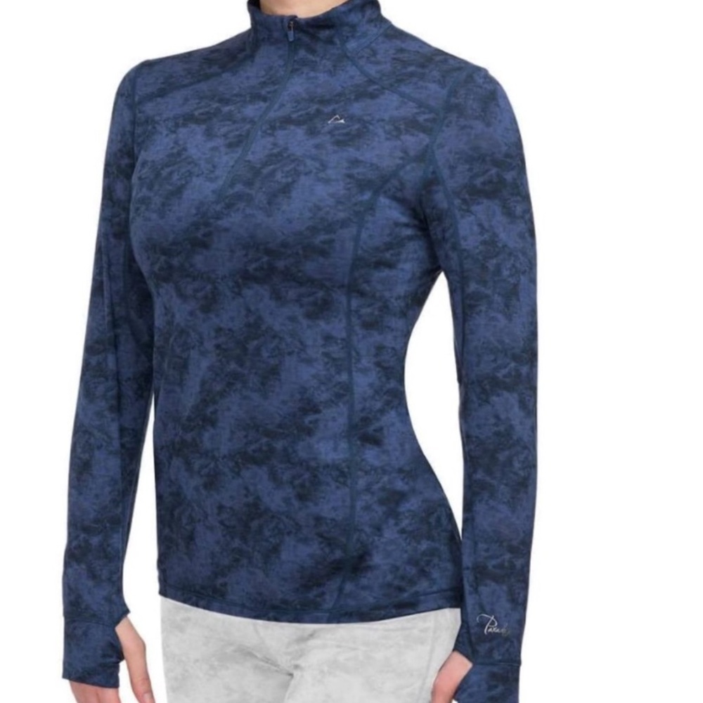 Paradox Merino Blend Women’s Navy Long-Sleeve Performance Base Layer Top Sz.S